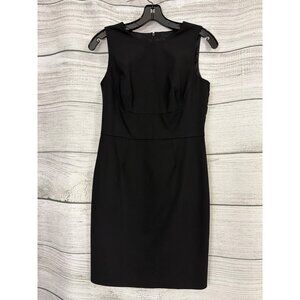 Ann Taylor Black Sleeveless Sheath Dress Size 2P